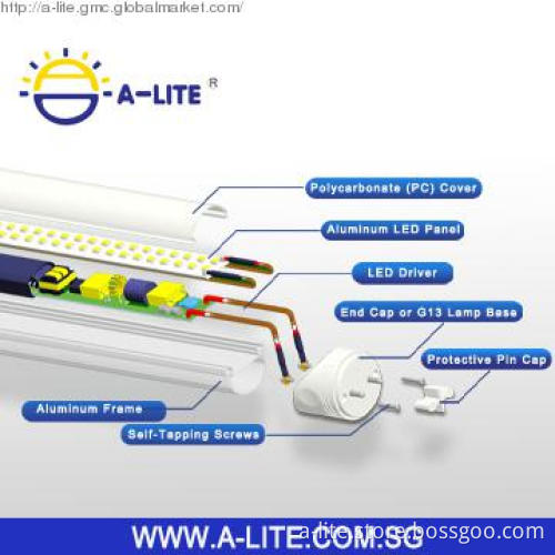 Osram Duris 5630 TUV PSE SAA CE FCC RoHS Certified T8 Osram LED Tube